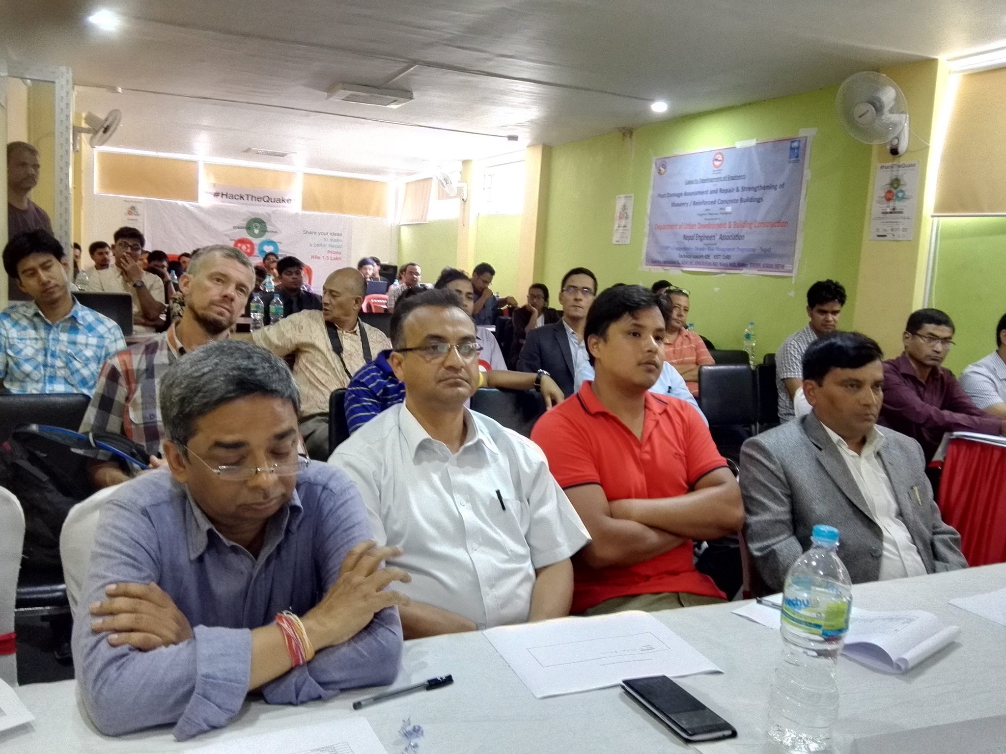 yantrakala's Niyukta Shrestha as one of the judges for Hack The Quake ideathlon